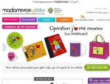 Tablet Screenshot of madamepopandkids.fr